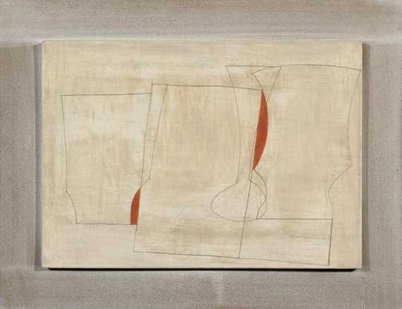 Appraisal: NICHOLSON BEN Denham Buckinghamshire - London Untitled Beige - Venetian