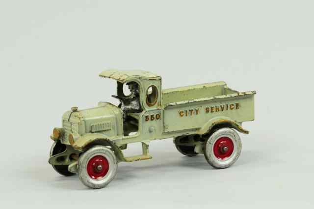 Appraisal: CITY SERVICE TRUCK Kenton cast iron painted in grey overall