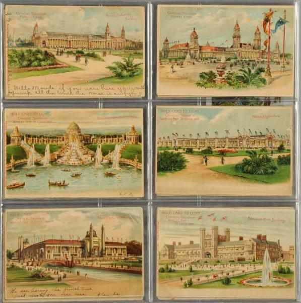 Appraisal: Lot of World's Fair Postcards Includes one St Louis and