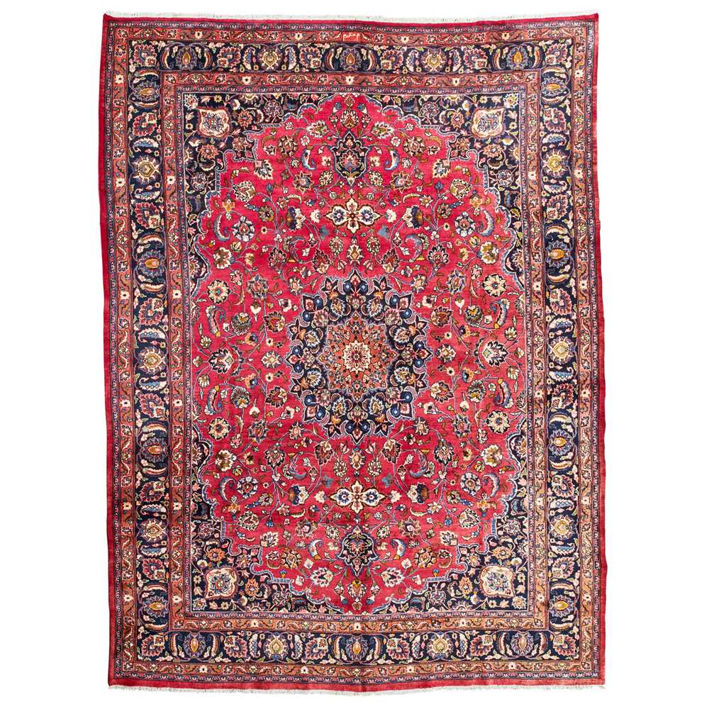 Appraisal: MESHED CARPET NORTHEAST PERSIA TH CENTURY the red field with