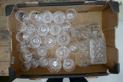 Appraisal: A good collection of Stuart Crystal to include Decanters Brandy