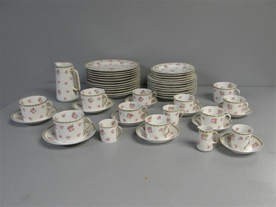 Appraisal: Theodore Haviland Limoges part dinner and tea service decorated with