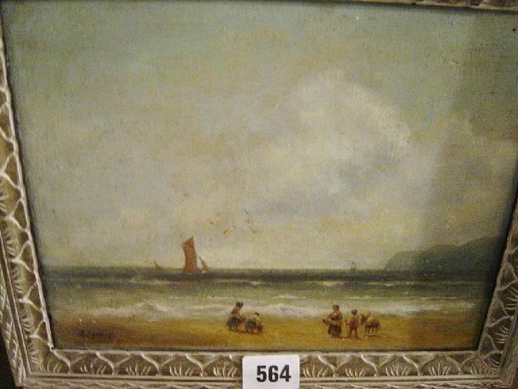 Appraisal: A late th century oil painting on panel of a