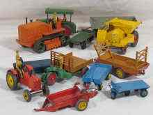 Appraisal: Twelve Dinky toy agricultural and commercial vehicles