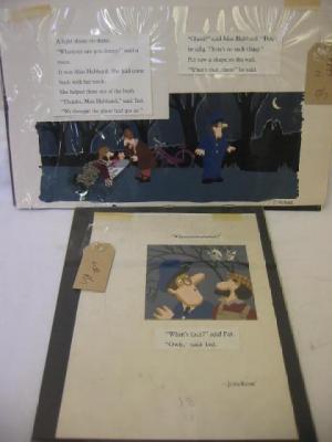 Appraisal: Joan Hickson original Postman Pat book illustration We thought the