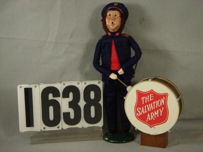 Appraisal: Byers Choice Ltd The Carolers Salvation Army Man with Bass