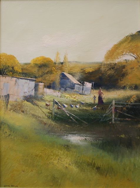 Appraisal: Colin Parker born Bathurst Farm oil on board signed 'COLIN