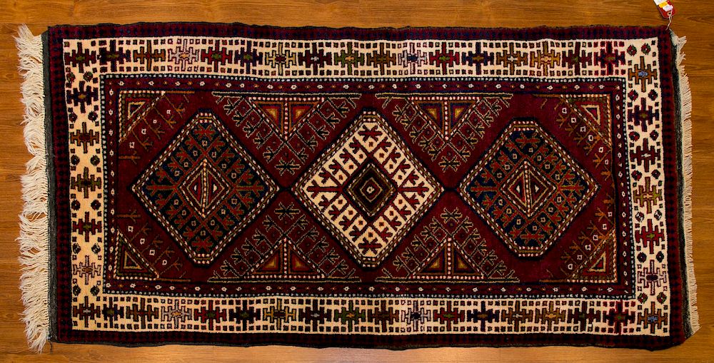 Appraisal: Turkish Yahyali Rug x hand knotted wool foundation Condition Appears