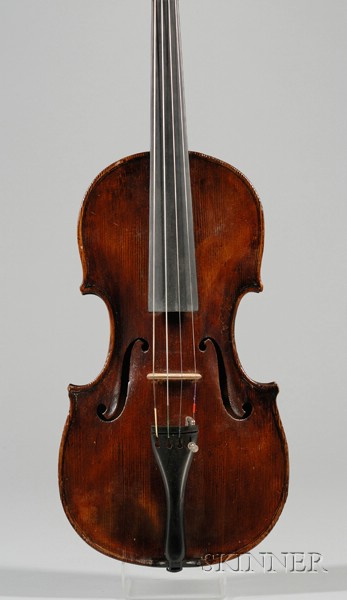 Appraisal: Viennese Violin c labeled MATHIAS GOS GEIGEN IN MITTENWALD length