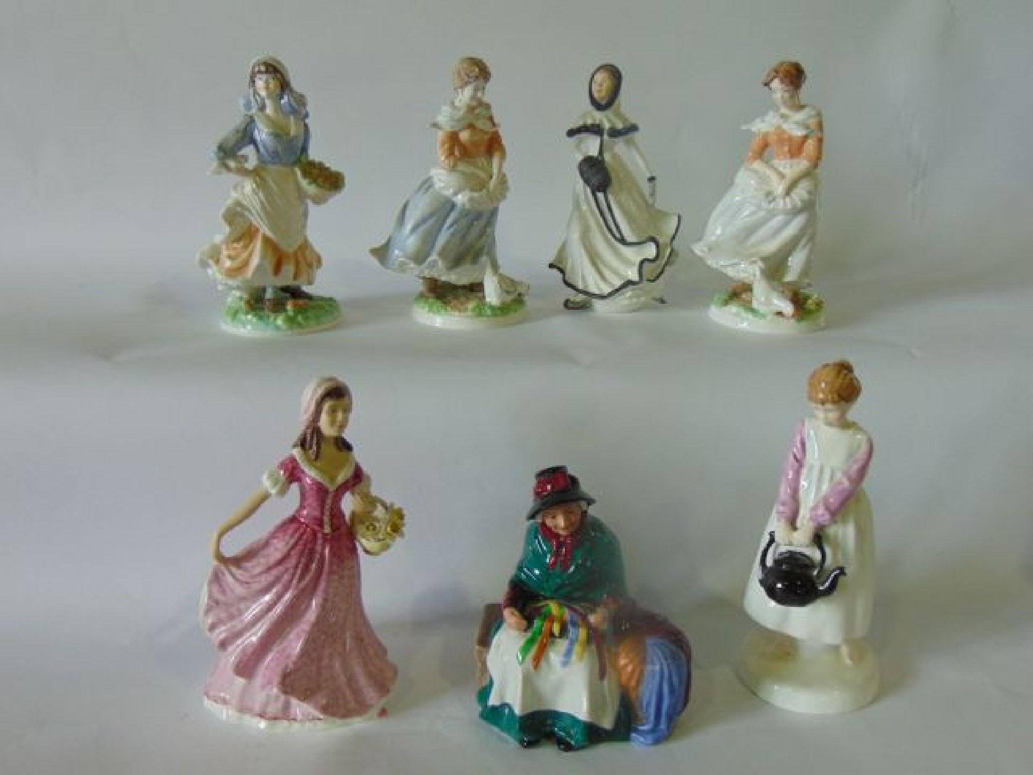 Appraisal: A Royal Doulton figure - Silks and Ribbons HN together