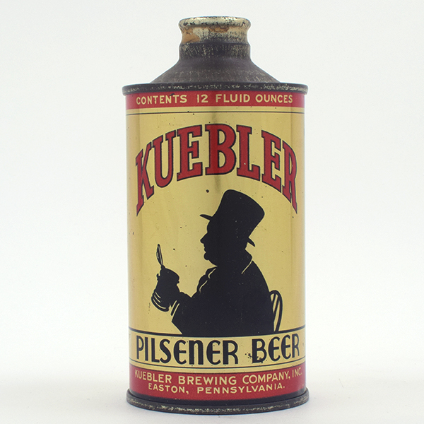 Appraisal: Kuebler Beer Cone Top SILHOUETTE TOUGH - Reference USBC -