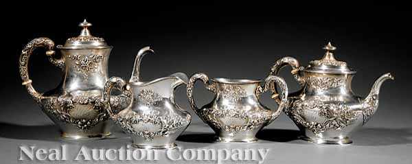 Appraisal: A Gorham Sterling Silver Coffee and Tea Service in the