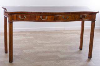 Appraisal: Mahogany English Server Console Table C s Late th -