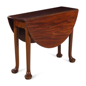 Appraisal: The Washington-Fairfax George III Mahogany Drop Leaf Table English mid-