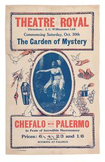 Appraisal: Chefalo Raffaele Chefalo The Garden of Mystery Chefalo with Palermo