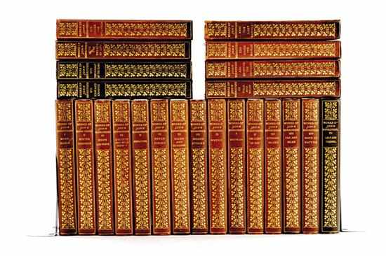 Appraisal: Fine leatherbound books works of John Burroughs Burroughs John THE