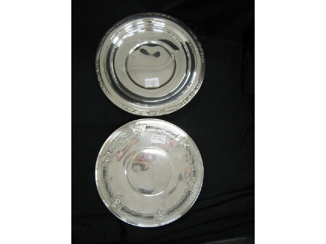 Appraisal: Sterling Silver Dessert Plates to