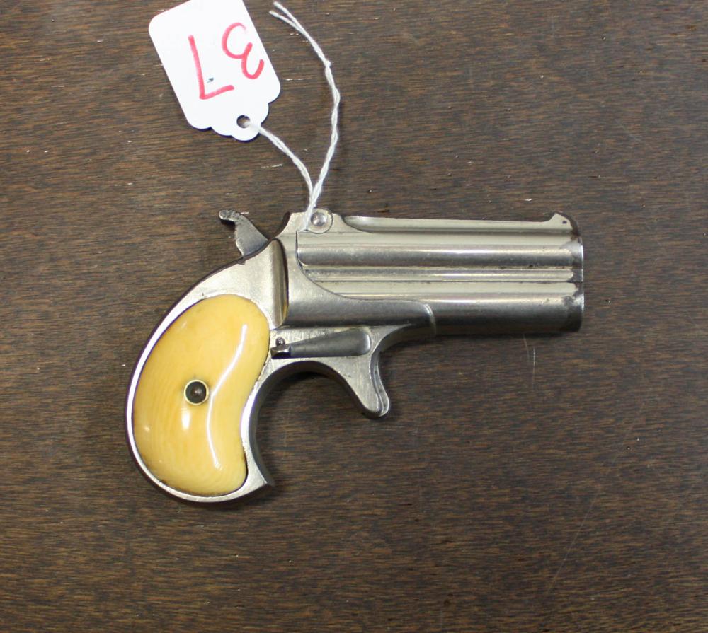 Appraisal: REMINGTON ELLIOTS MODEL O U DERRINGER rim fire caliber barrels