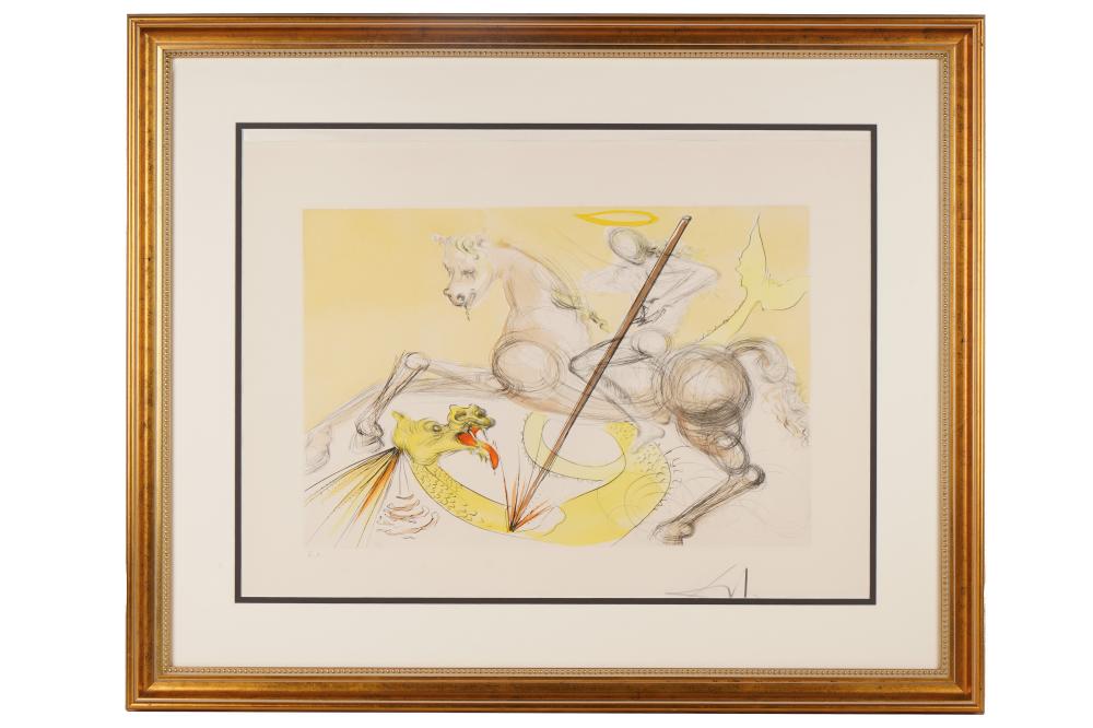 Appraisal: AFTER SALVADOR DALI ST GEORGES ET LE DRAGON artist proof