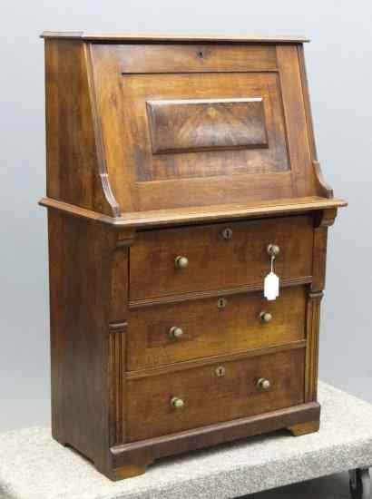 Appraisal: th c Victorian drop front desk '' W '' D