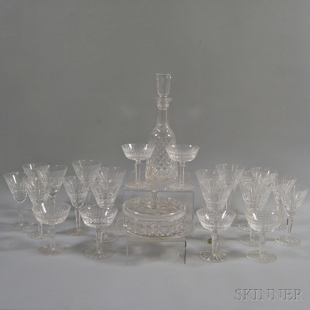 Appraisal: Collection of Mostly Waterford Crystal Stemware including two sets of