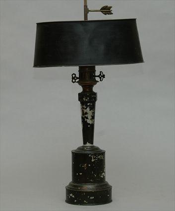 Appraisal: Painted Tole Lamp