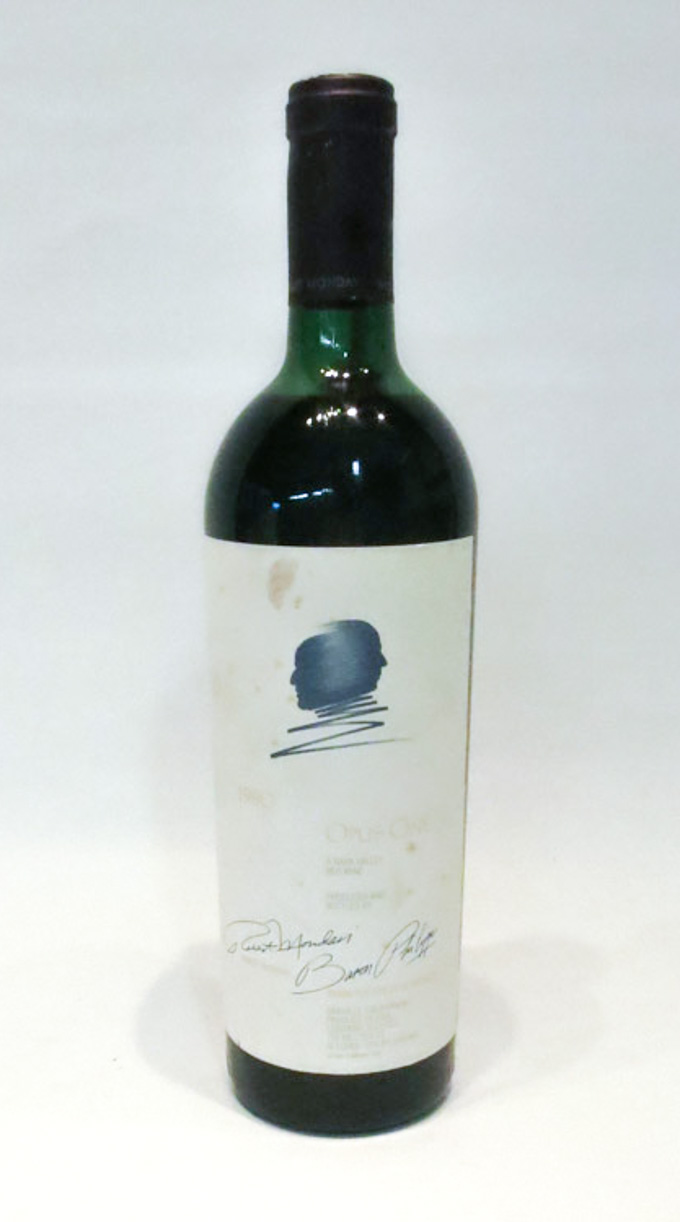 Appraisal: ONE BOTTLE OF VINTAGE CALIFORNIA RED WINE Opus One Napa