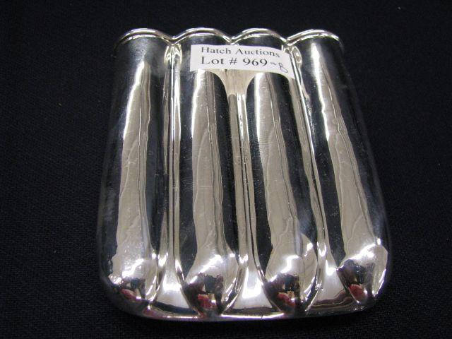 Appraisal: Victorian Sterling Sivler Cigar Holder four port