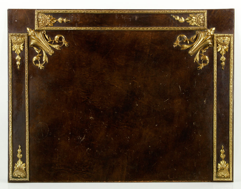 Appraisal: - French Regency Style Desk Pad Possibly attributable to Caudwell