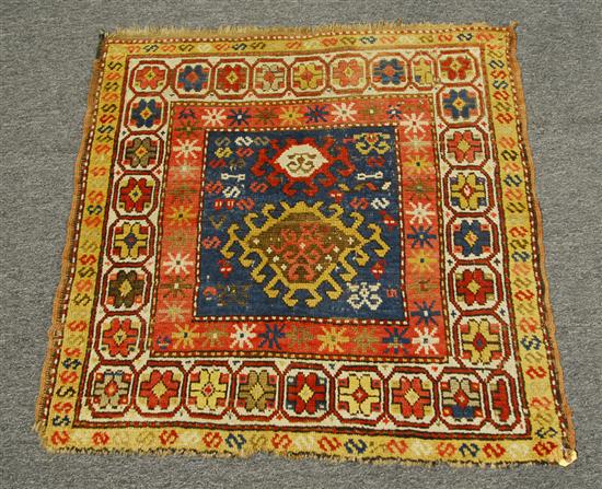 Appraisal: KURD KAZAK RUG Caucasus circa feet inches x feet inches