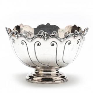 Appraisal: An Edwardian Silver Punch Bowl mark of Thomas Bradbury Sons