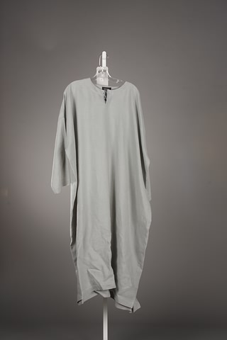 Appraisal: Eskandar long grey linen dress Size Good condition -