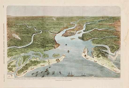 Appraisal: Maps and Views Civil War Charleston South Carolina th century