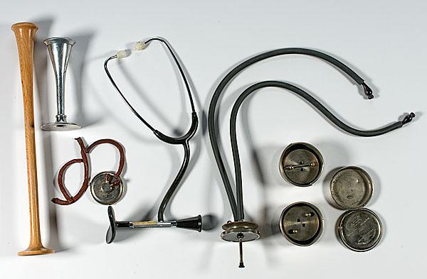 Appraisal: LOT OF STETHOSCOPES AND PHONENDOSCOPES lot of Includes one Pilling-Kehler