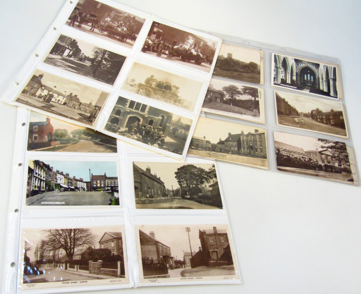 Appraisal: Various early thC and later Lincolnshire related postcards to include