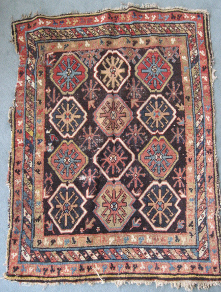 Appraisal: th C Shirvan Rug Worn