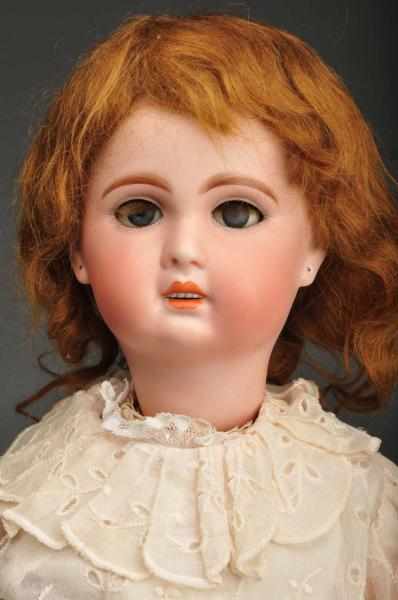 Appraisal: Open Mouth Jumeau Doll Description French bisque head incised with