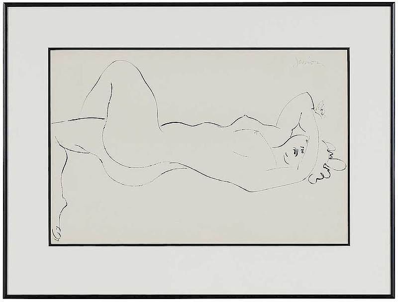 Appraisal: Sidney Simon New York - Recumbent Nude signed upper right