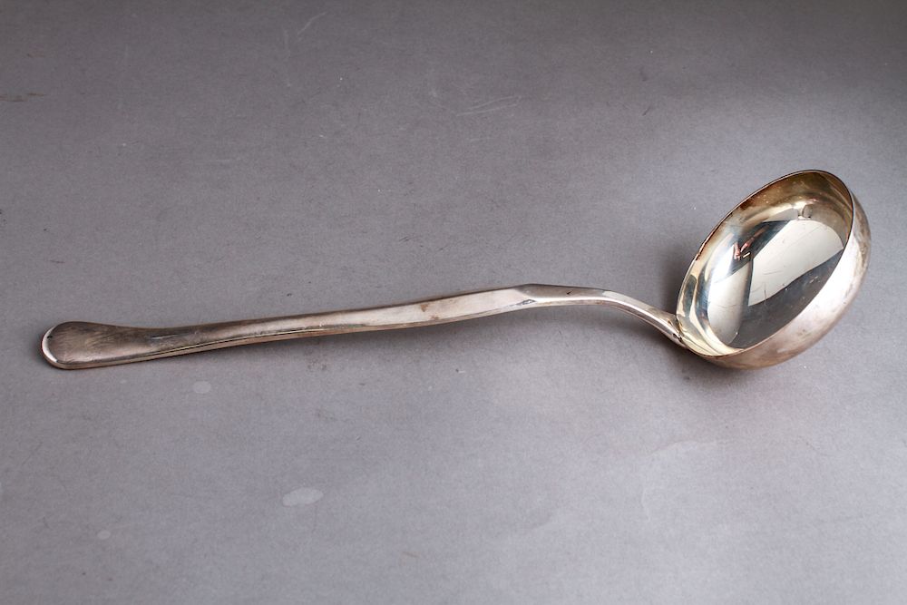 Appraisal: Rare Bulgari Eccentrica Silver Serving Ladle Bulgari Eccentrica pattern Italian