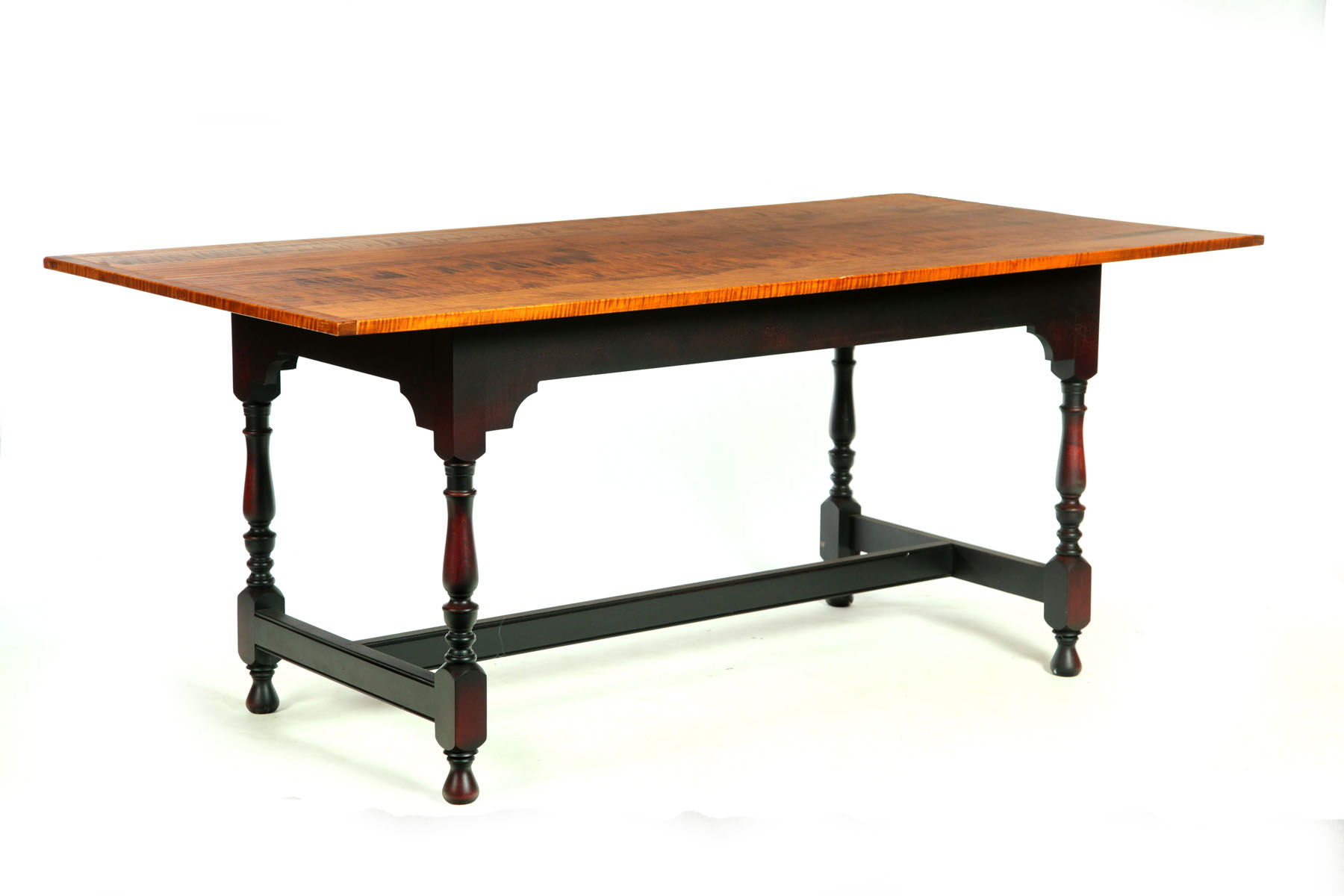 Appraisal: QUEEN ANNE-STYLE DINING TABLE J L Treharn Youngstown Ohio late