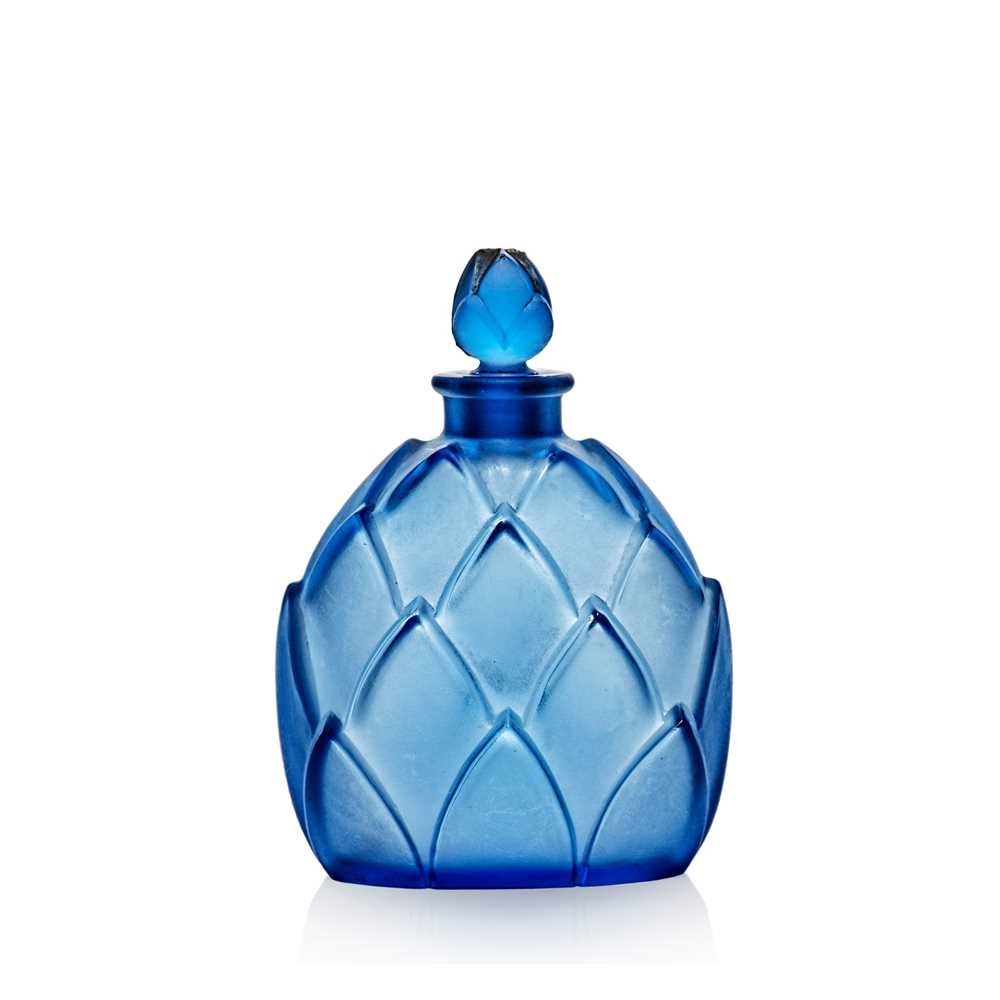 Appraisal: REN LALIQUE FRENCH - MARQUILA SCENT BOTTLE NO designed sapphire