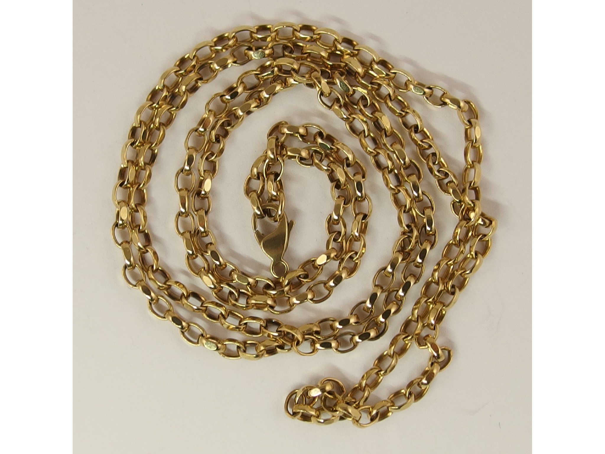 Appraisal: A ct fancy belcher chain weight approx gms