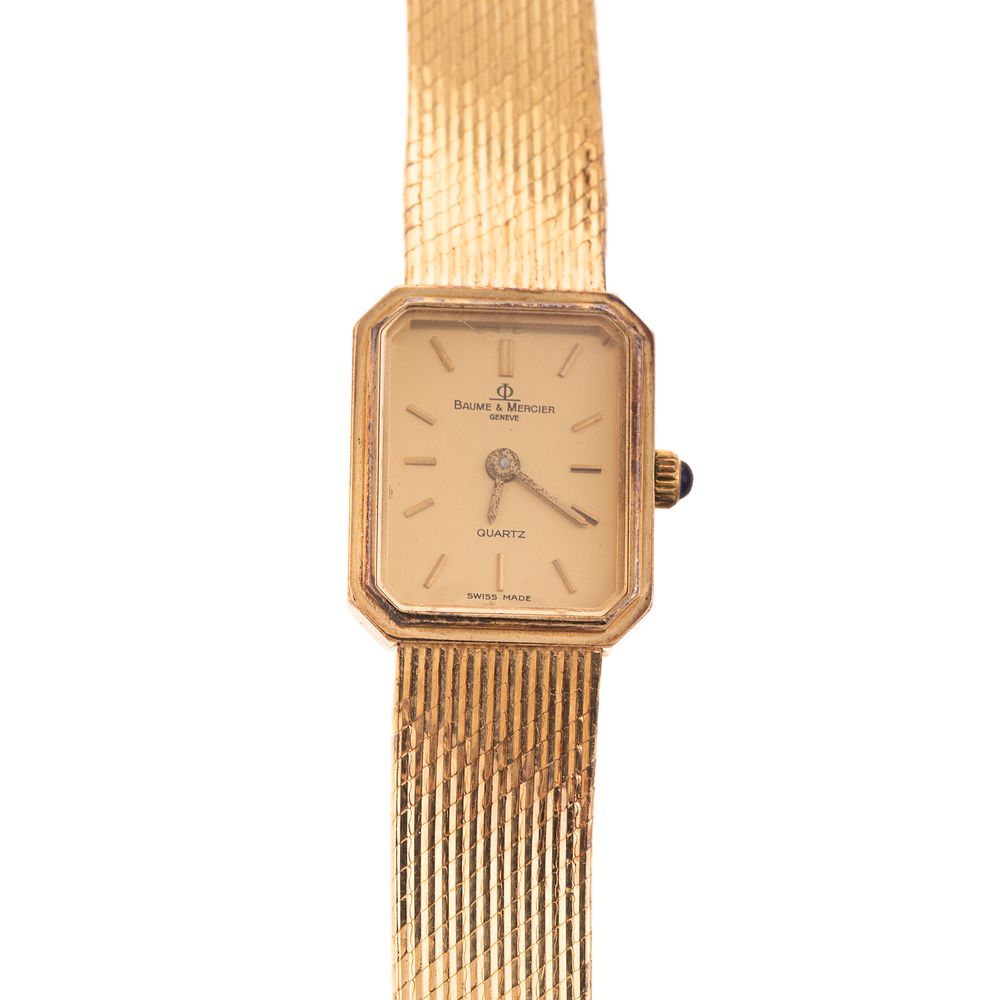 Appraisal: A Lady's K Yellow Gold Baume Mercier Watch K yellow