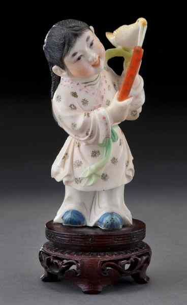 Appraisal: Chinese Cultural Revolution carved polychrome International shipping IS NOT available