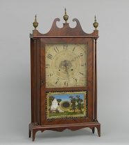 Appraisal: An Eli Terry Sons American Pillar Scroll Shelf Clock An