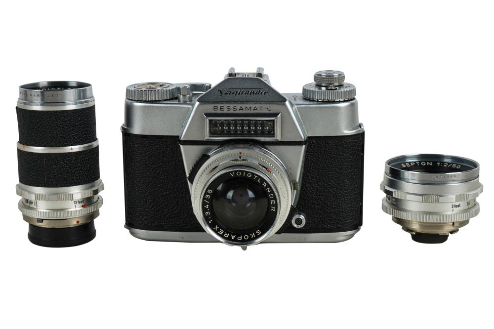 Appraisal: VOIGTLANDER BESSAMATIC FILM CAMERA KITComprising Bessamatic camera body Skoparex mm