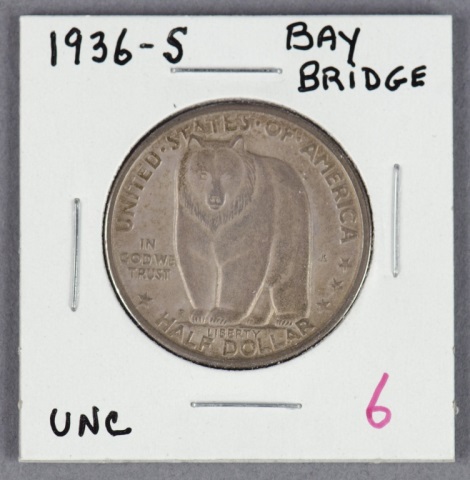 Appraisal: -S Bay Bridge Commemorative CoinIn uncirculated grade Nice collector coin