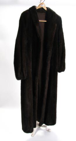 Appraisal: Three items including Ranch Mink Full Length Coat Mink wrap