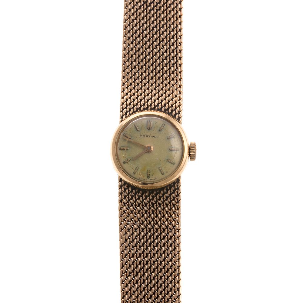 Appraisal: A Ladies K Wrist Watch by Certina K yellow gold