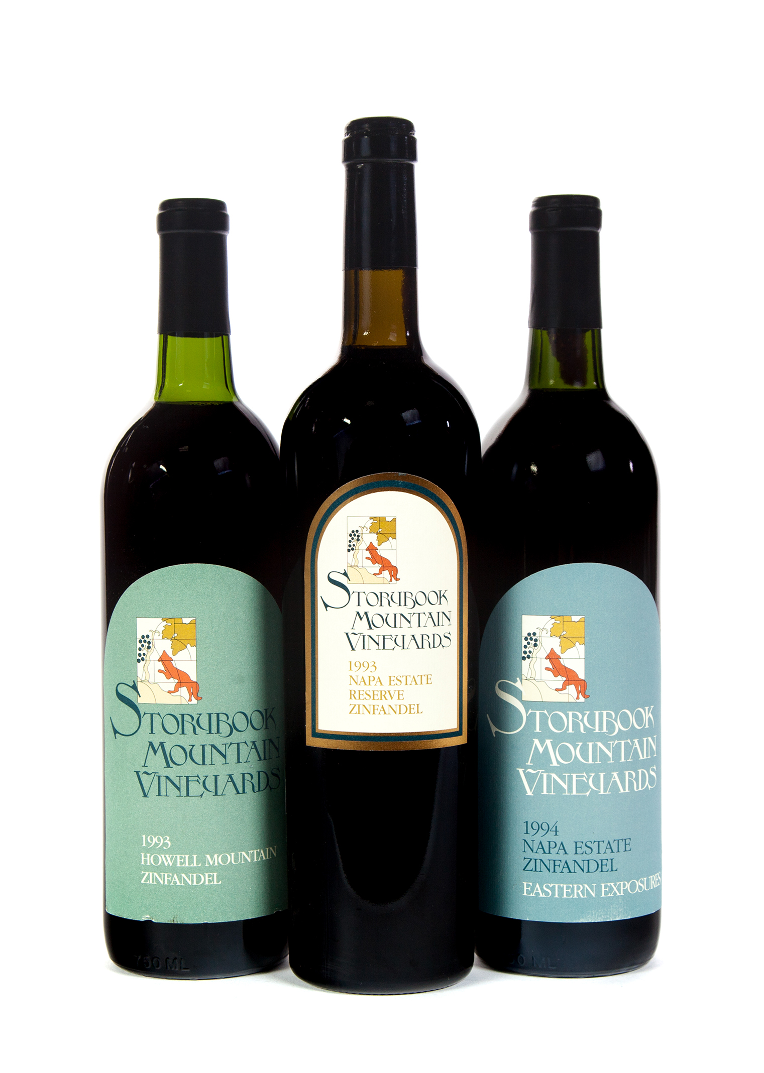 Appraisal: STORYBROOK MOUNTAIN ZINFANDEL VERTICAL Various vineyards Napa Valley bottles ml